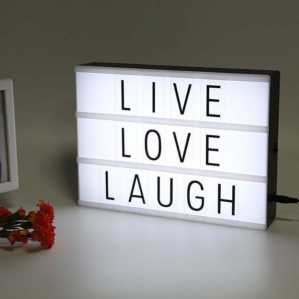 Letrero luminoso LED personalizable