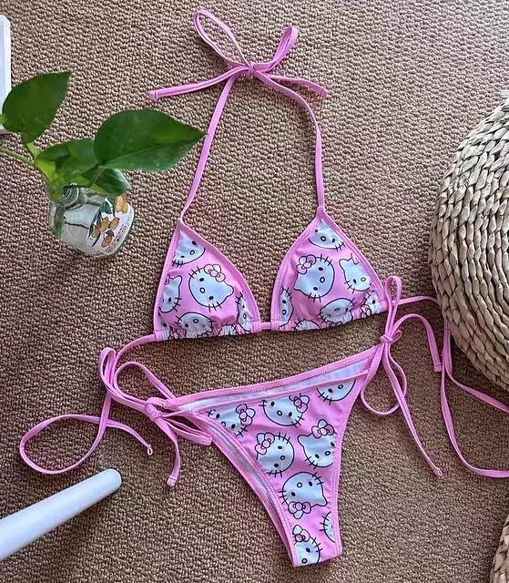 Bikini de Hello Kitty rosa